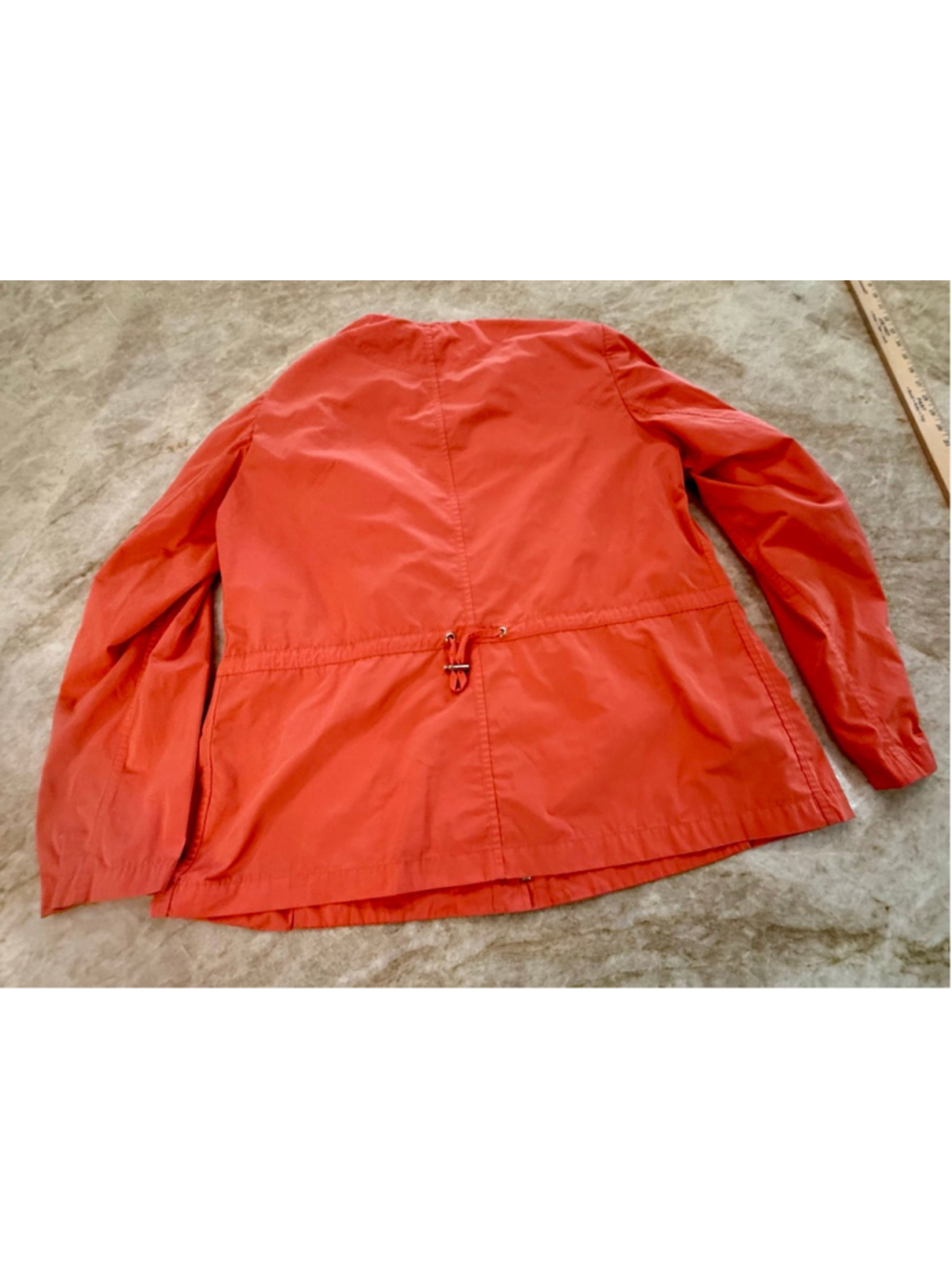 Lafayette 148 New York Coral rain wind breaker hooded Jacket Size L - Picture 5 of 14